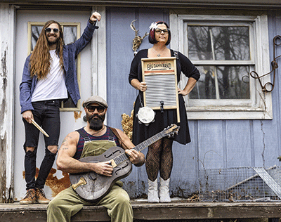 Press photo of Rev. Peyton's Big Damn Band