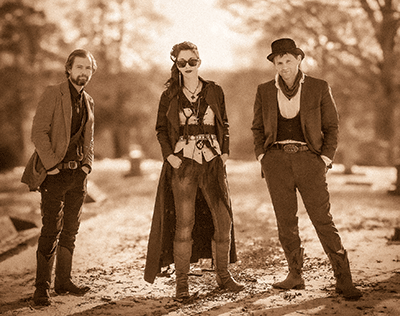 Press photo of Fancy and the Gentlemen